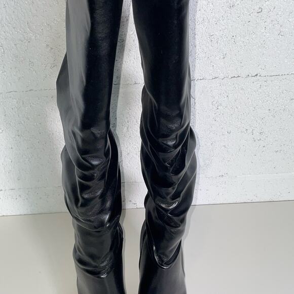 Inc Womens Black Slouch Iyonna Pointed Toe Stiletto Dress Boots 5.5 M - Picture 5 of 16